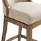 Alaterre Furniture Ellie Bar Height Stool with Back, Brown, 2PK ANEL04FDCR2 - alternate 7